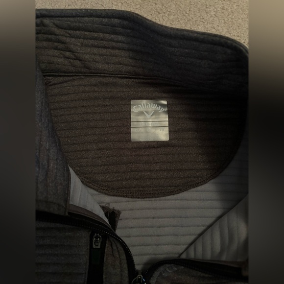 BNWT Men’s Callaway Golf Heavy Quarter Zip XL - Picture 3 of 3